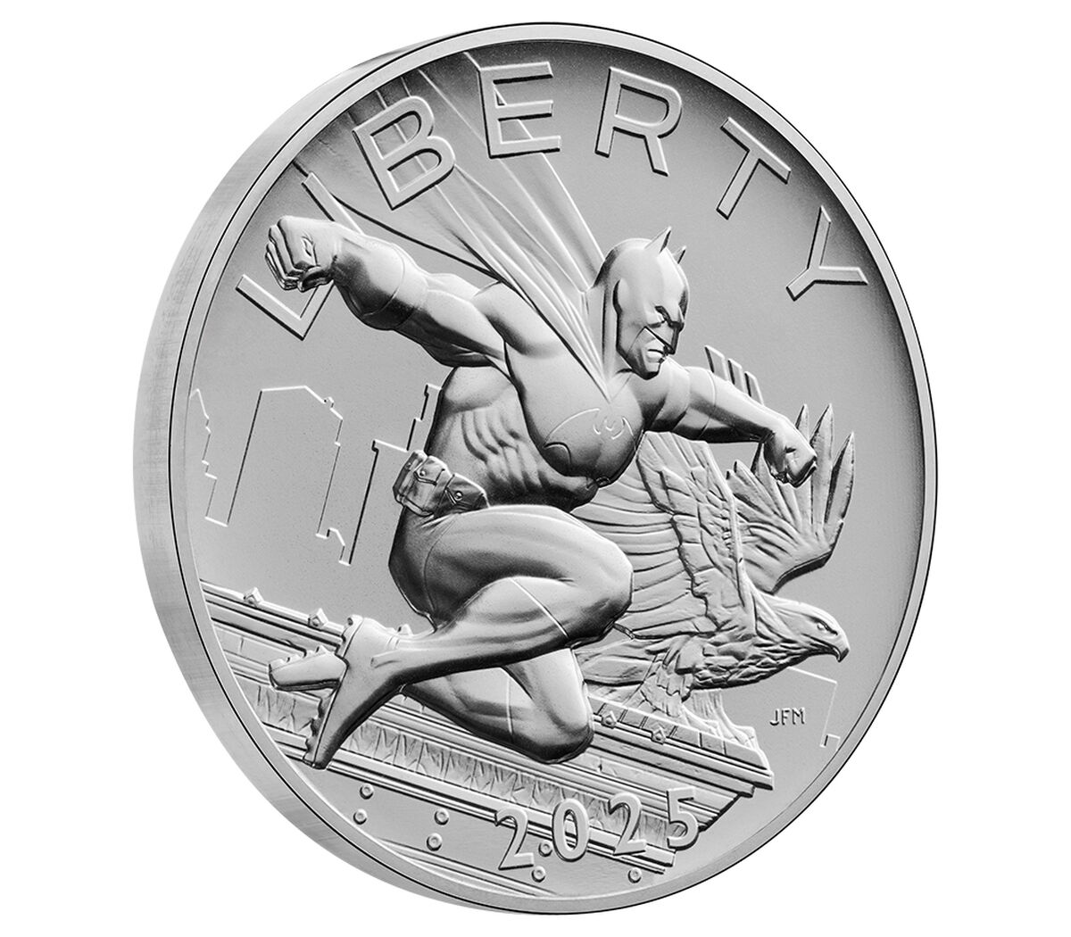 Comic Art 2.5 Ounce Silver Medal &ndash; Batman&trade;, , hi-res image number 7.0